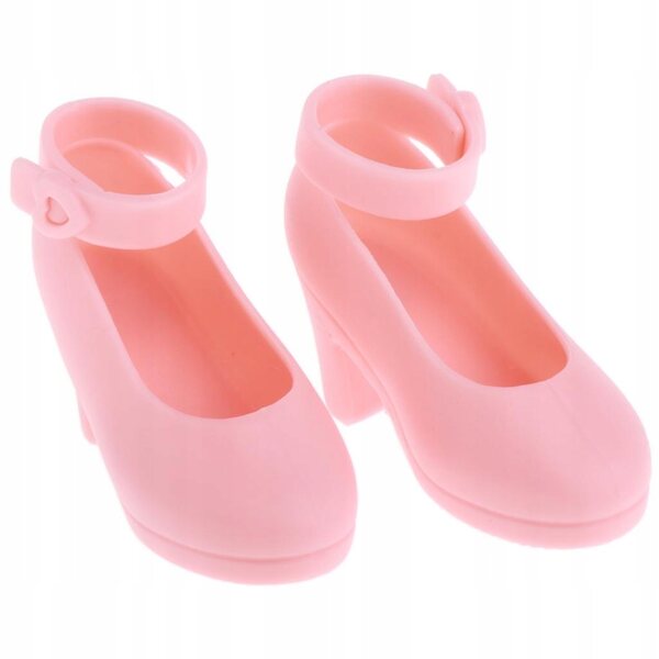 Scarpe da Sera Rosa per Bambole 1/4 BJD Sandali Estive con Tacco 45cm