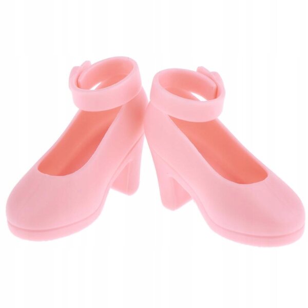 Scarpe da Sera Rosa per Bambole 1/4 BJD Sandali Estive con Tacco 45cm