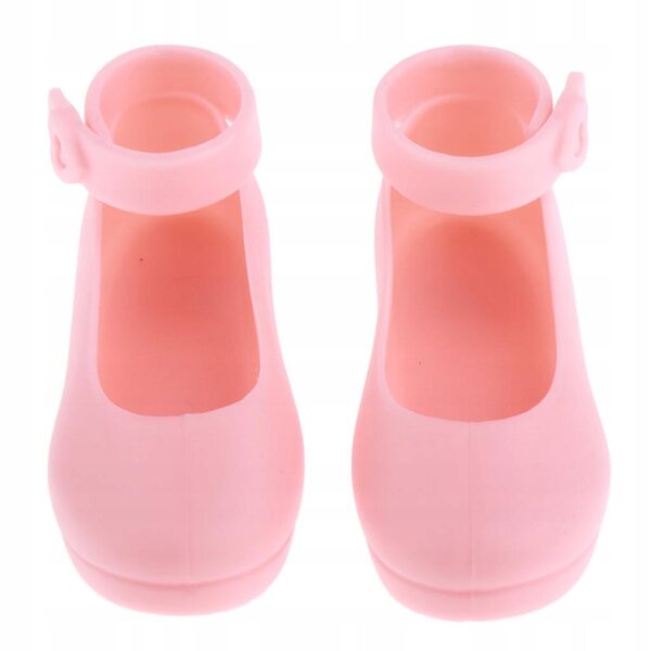 Scarpe da Sera Rosa per Bambole 1/4 BJD Sandali Estive con Tacco 45cm