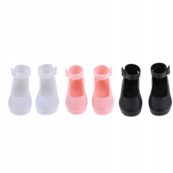Scarpe da Sera Rosa per Bambole 1/4 BJD Sandali Estive con Tacco 45cm