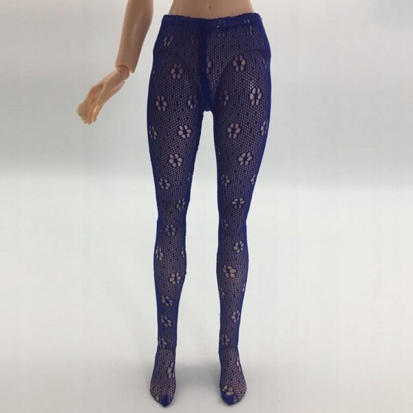 Rajstopy Femminili Blu in Scala 1/6 per Bambole da 12 Pollici