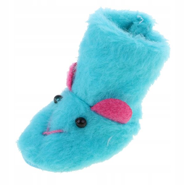 Scarpe in peluche per bambole 1/6 - Stivali nevosi colorati per Blythe 12 pollici