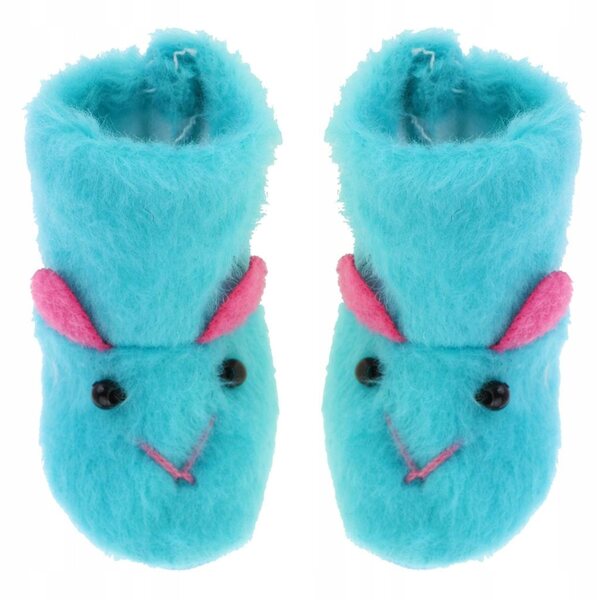 Scarpe in peluche per bambole 1/6 - Stivali nevosi colorati per Blythe 12 pollici