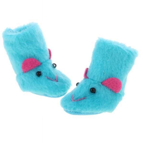Scarpe in peluche per bambole 1/6 - Stivali nevosi colorati per Blythe 12 pollici