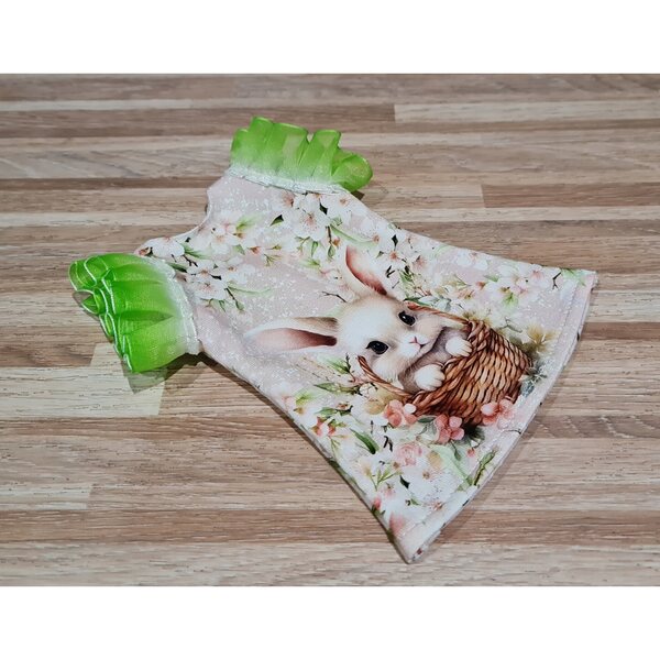 Dress for Paola Reina doll with tulle and bunny motif, age 3+