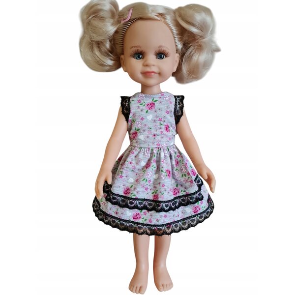 Completo Bluzka e Gonnellina a Fiorellini per Bambola Paola Reina 32 cm