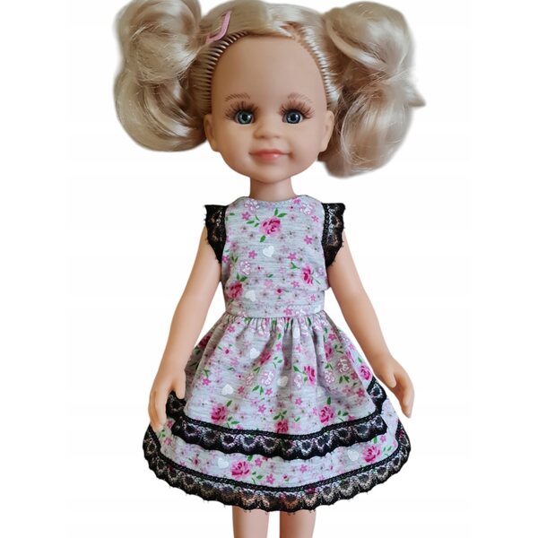 Completo Bluzka e Gonnellina a Fiorellini per Bambola Paola Reina 32 cm