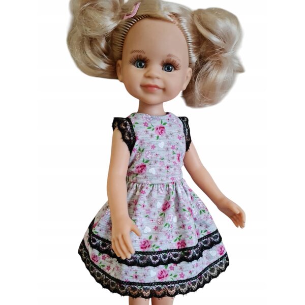 Completo Bluzka e Gonnellina a Fiorellini per Bambola Paola Reina 32 cm