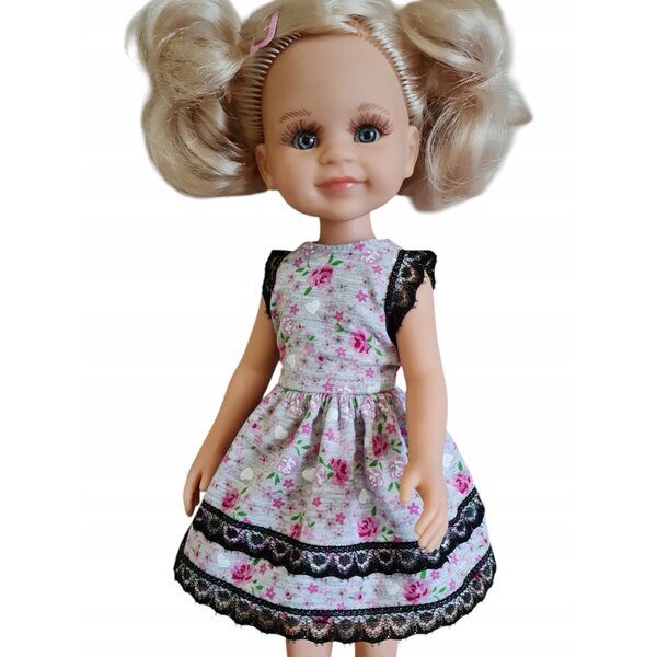 Completo Bluzka e Gonnellina a Fiorellini per Bambola Paola Reina 32 cm