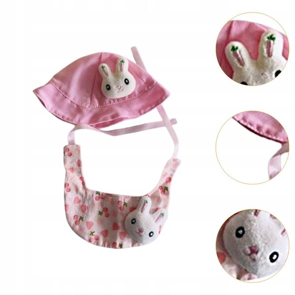 Abbigliamento Morbido e Decorativo per Anatroccolo di Peluche 15 cm Rosa
