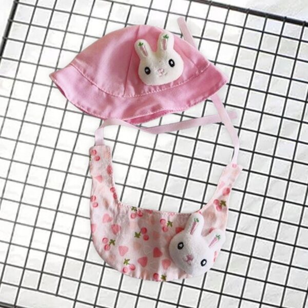 Abbigliamento Morbido e Decorativo per Anatroccolo di Peluche 15 cm Rosa
