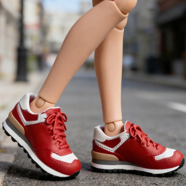 Miniature scarpe femminili in scala 1/6 per bambole da collezione in PVC