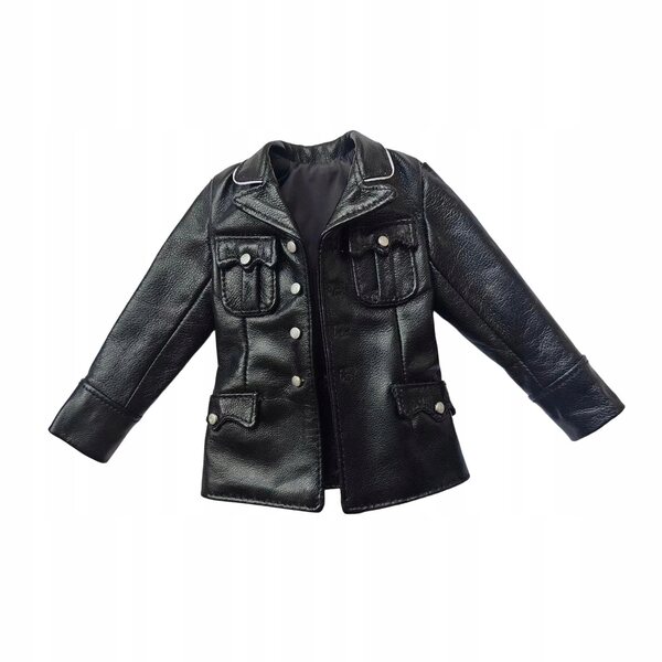 1/6 PU-Leder-Retro-Uniform für 12-Zoll-männliche Figuren
