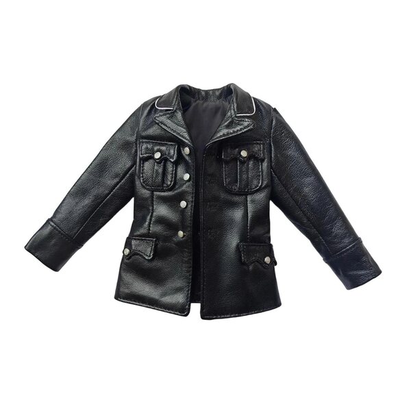 1/6 PU-Leder-Retro-Uniform für 12-Zoll-männliche Figuren