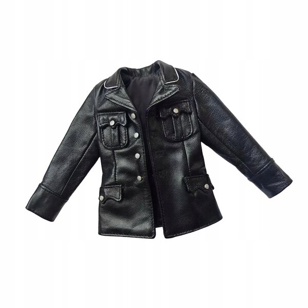 1/6 PU-Leder-Retro-Uniform für 12-Zoll-männliche Figuren