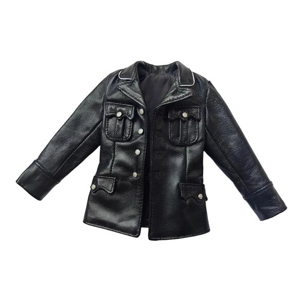 1/6 PU-Leder-Retro-Uniform für 12-Zoll-männliche Figuren