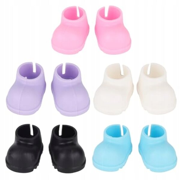 5 Paar Mini-Puppenschuhe, perfekt für Spielzeug und Geschenke
