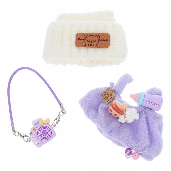 Puppenkleidungsset mit Fleece-Shorts für Sammler – Mehrfarbig
