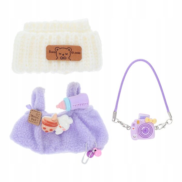 Puppenkleidungsset mit Fleece-Shorts für Sammler – Mehrfarbig
