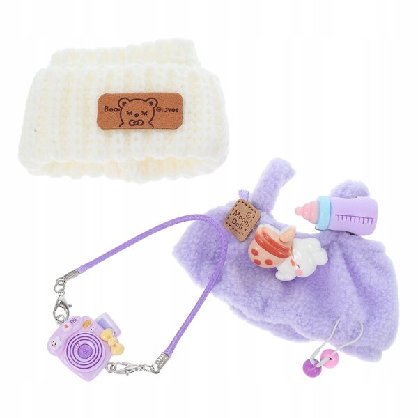 Puppenkleidungsset mit Fleece-Shorts für Sammler – Mehrfarbig