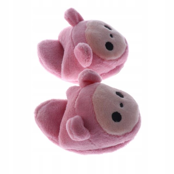 Scarpe peluche rosa per bambole 1/3 BJD pantofola invernale 8x5x3 cm