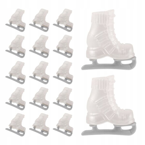 Set 10 mini pattini per bambole in plastica realistica, accessori per giochi e decorazioni