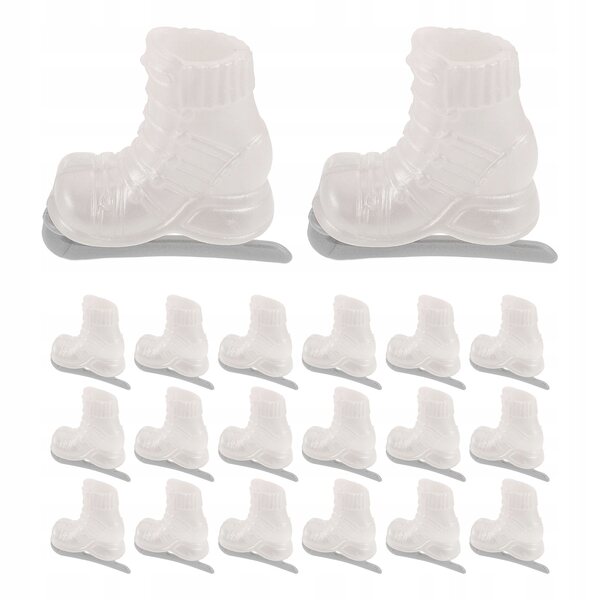 Set 10 mini pattini per bambole in plastica realistica, accessori per giochi e decorazioni