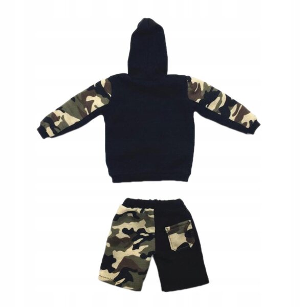 1:6 Hip-Hop-Kleidung für 12 Zoll große männliche Actionfiguren mit Sweatshirt und Shorts