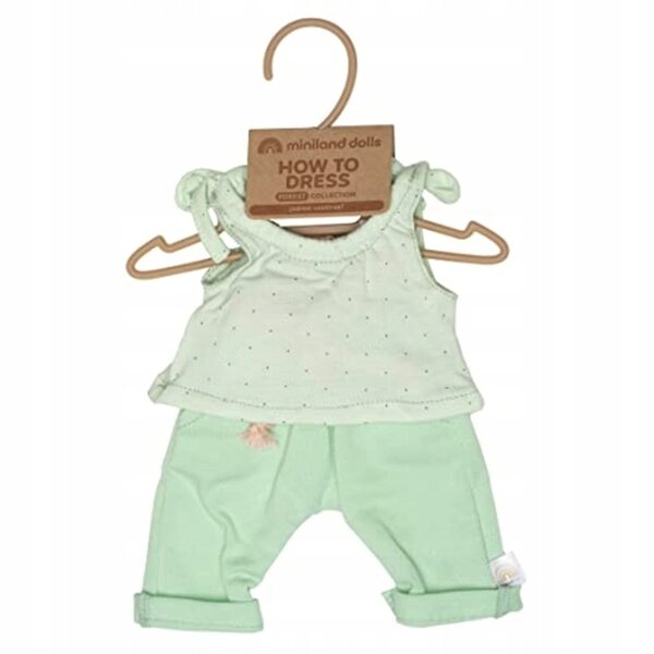 Set Abbigliamento Forest per Bambola 38 cm Miniland con Appendino e Fibbia