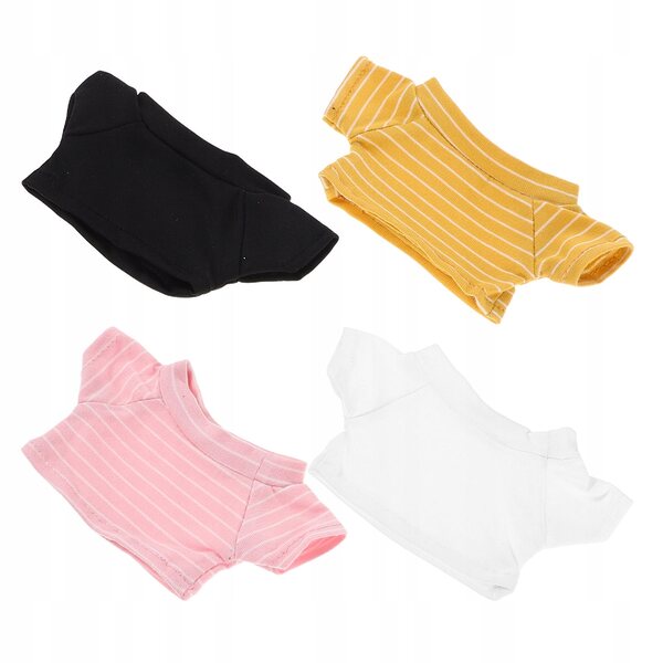 Set 4 Abiti Colorati per Orsetti di Peluche e Bambole – Adatti a Ogni Occasione