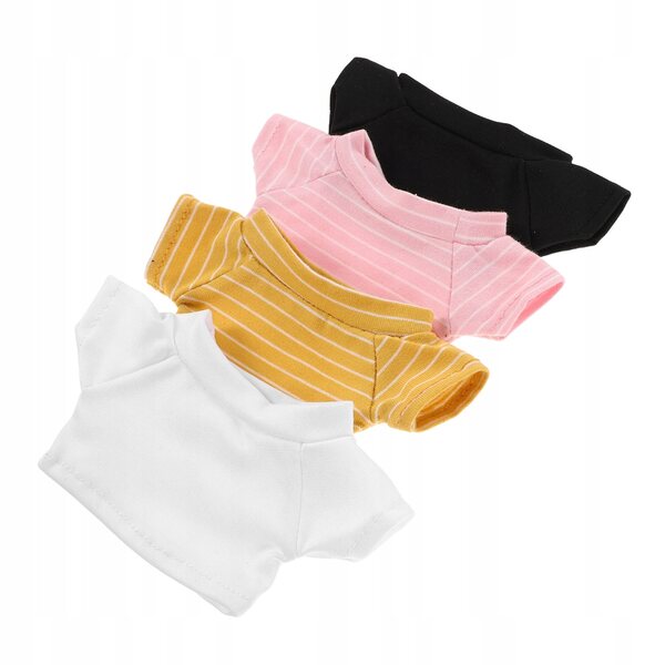 Set 4 Abiti Colorati per Orsetti di Peluche e Bambole – Adatti a Ogni Occasione