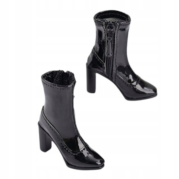 1/6 weibliche kurze Schuhe für Actionfiguren, leichtes und bequemes PU-Leder