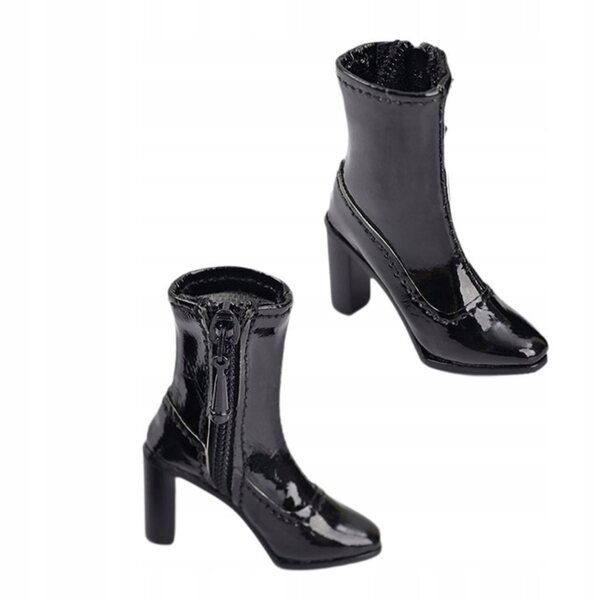 1/6 weibliche kurze Schuhe für Actionfiguren, leichtes und bequemes PU-Leder