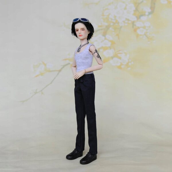 12 Zoll 1/6 BJD männliche Puppe lange Freizeithose schwarz