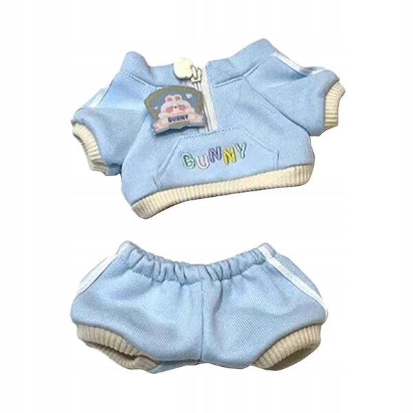 2x Freizeit-Sportbekleidung für 20-cm-Puppen – Blau