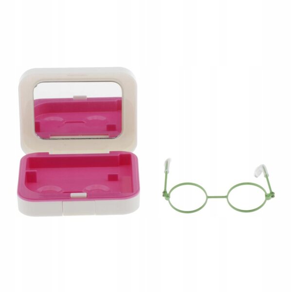Brille ohne Gläser für BJD 1/3 Puppe mit Aufbewahrungsbox