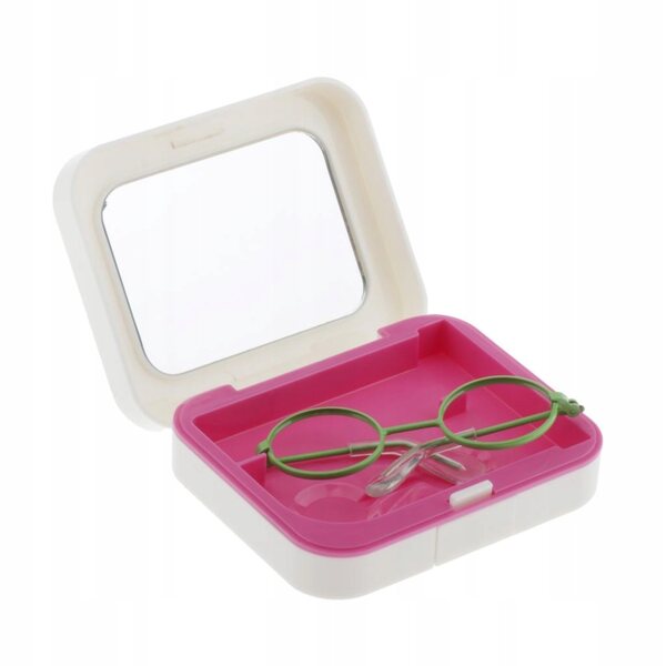 Brille ohne Gläser für BJD 1/3 Puppe mit Aufbewahrungsbox