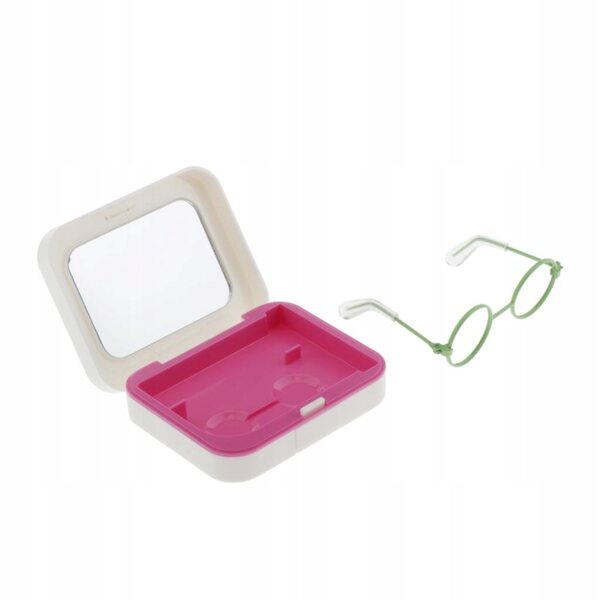 Brille ohne Gläser für BJD 1/3 Puppe mit Aufbewahrungsbox