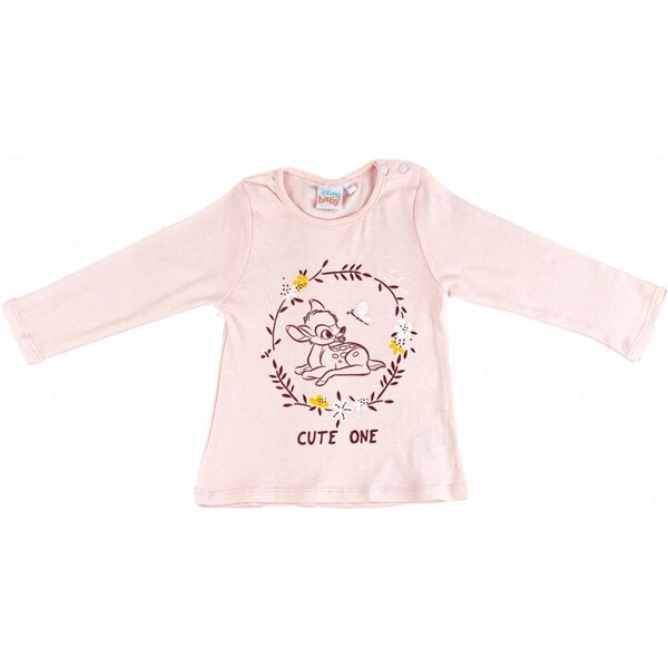 Disney Bambi Set 2 T-Shirts für Neugeborene 86/92 cm aus 100 % Baumwolle für Kinder