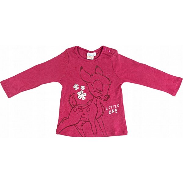 Disney Bambi Set 2 T-Shirts für Neugeborene 86/92 cm aus 100 % Baumwolle für Kinder
