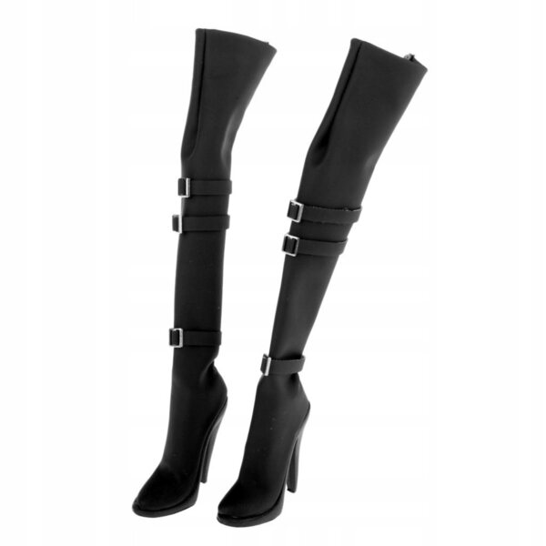1/6 High Heel PU-Lederschuhe für 12 Zoll große weibliche Actionfiguren
