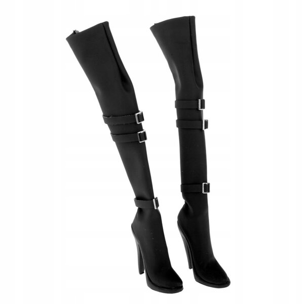1/6 High Heel PU-Lederschuhe für 12 Zoll große weibliche Actionfiguren