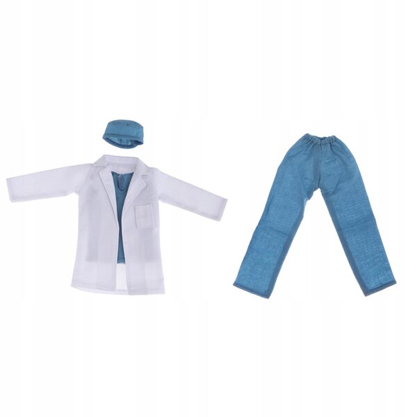 Arztanzug für männliche Puppe 1/6 BJD 12 Zoll handgemachte Kleidung