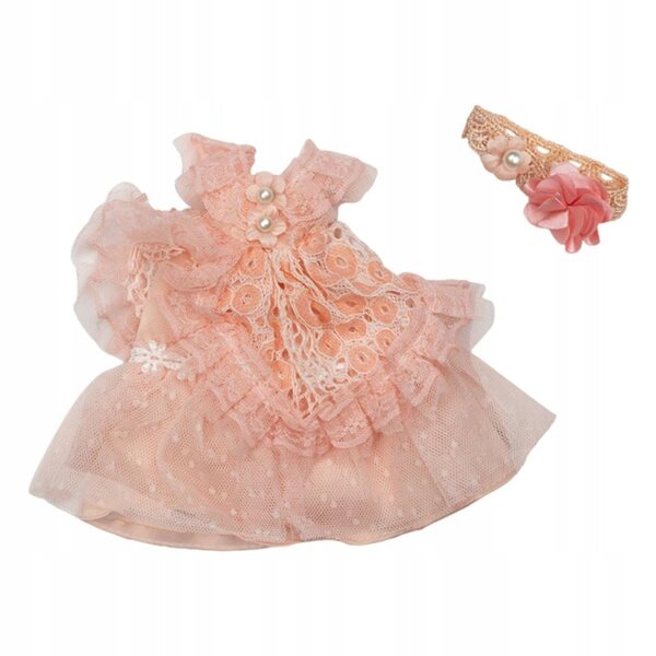 Elegantes Kleid und Accessoires für 20-cm-Puppen – Partykleid für Mädchen