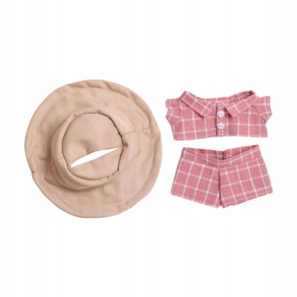 Bekleidungsset für Puppen 15–17 cm – T-Shirt, weiche Hose und Mütze
