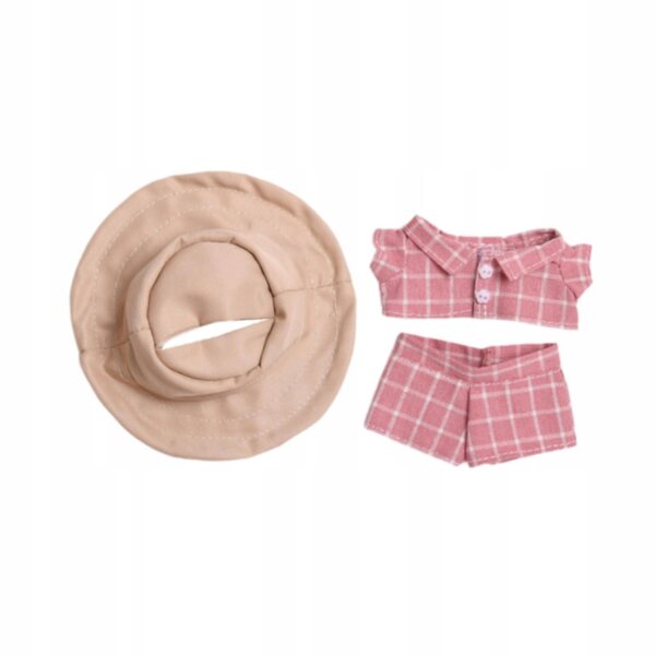 Bekleidungsset für Puppen 15–17 cm – T-Shirt, weiche Hose und Mütze