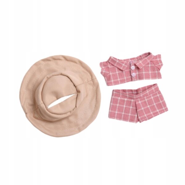 Bekleidungsset für Puppen 15–17 cm – T-Shirt, weiche Hose und Mütze