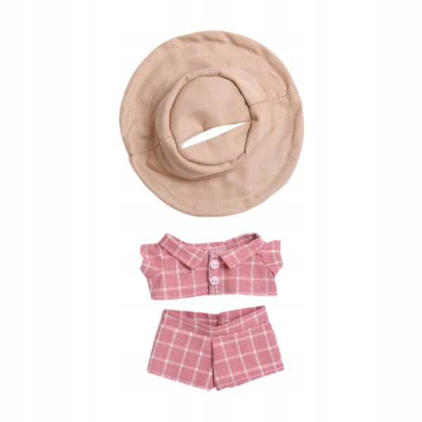Bekleidungsset für Puppen 15–17 cm – T-Shirt, weiche Hose und Mütze