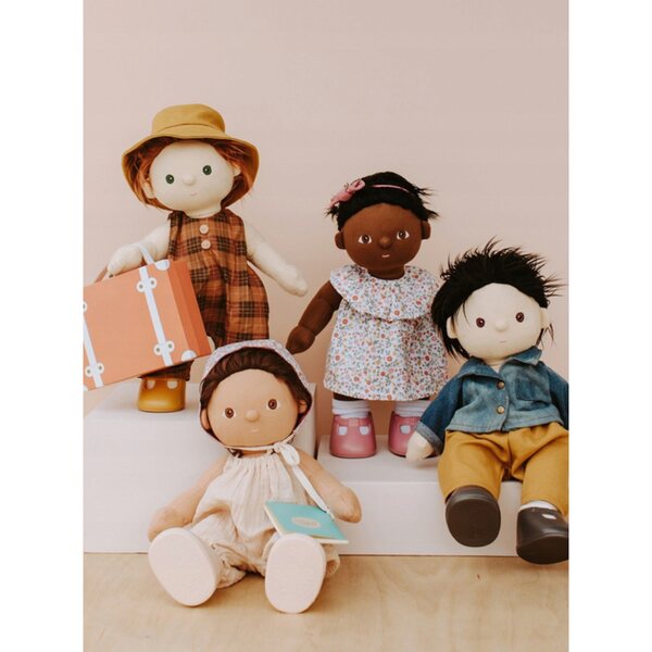 Dinkum Dolls Travel Togs Apricot OLII ELLA Kleidungsset für Puppen ab 3 Jahren