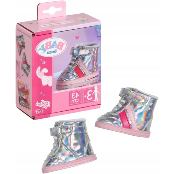 Rosa 43-cm-Sneaker für Kinder, widerstandsfähig und weich aus Kunststoff